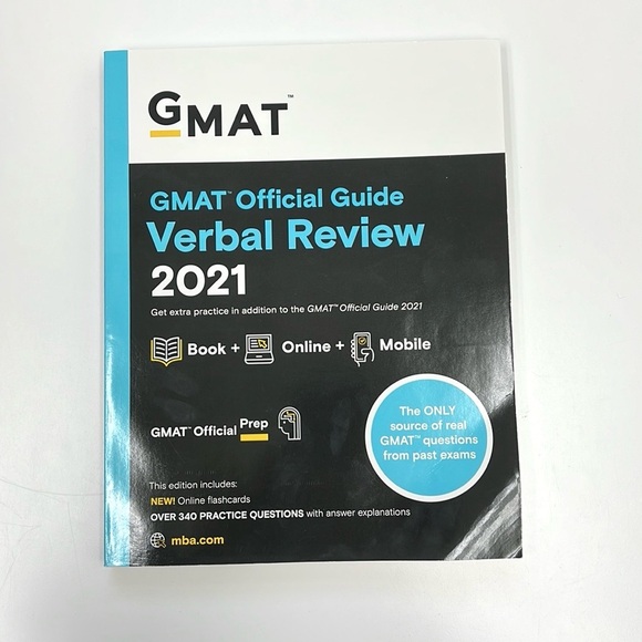 GMAT 2021 Official Guide Books Set Quantitative Verbal Advanced Flashcards - Picture 5 of 14
